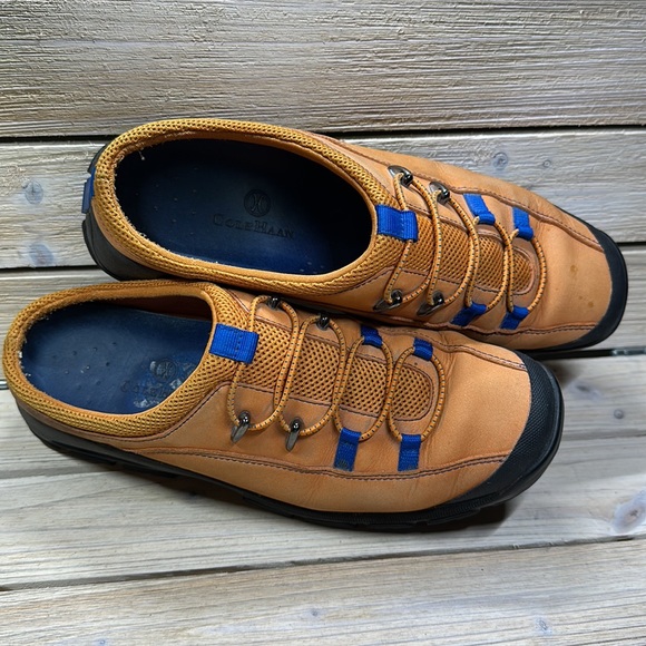 Cole Haan Orange Suede Slip Ons Size 10B - Picture 10 of 12